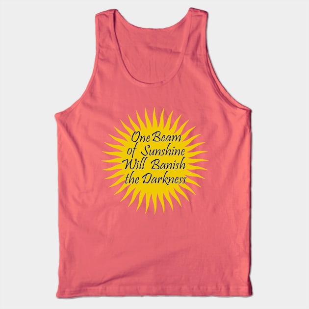 One Beam of Sunshine Tank Top by OneBeamofSunshine